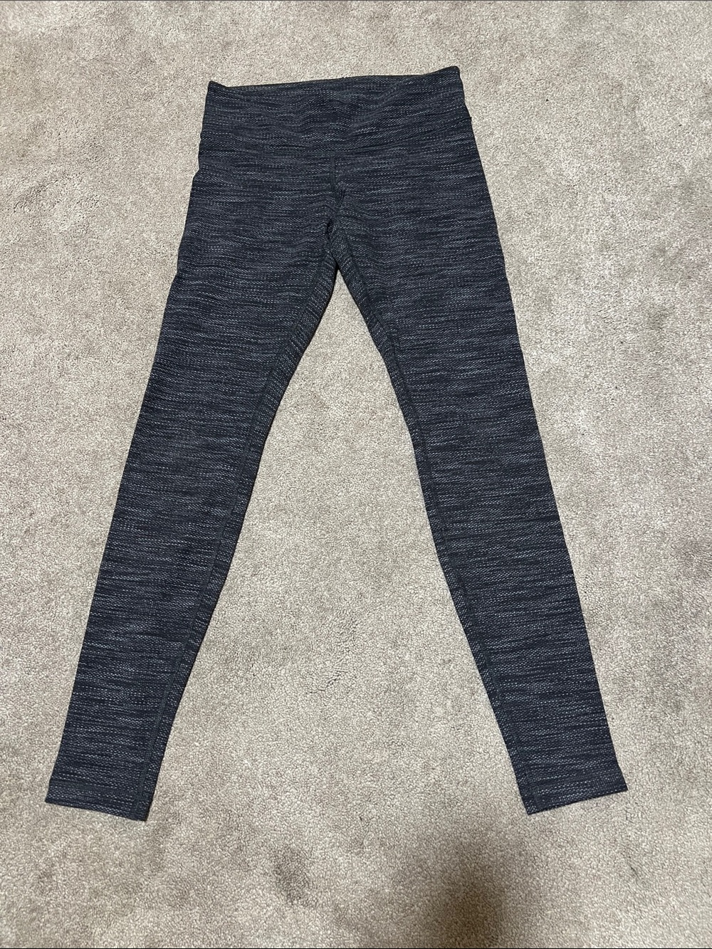 Lululemon Wunder Under Leggings Black Grey size 4